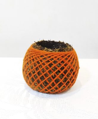 Copper, Brown Kokedama Pot